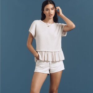 Pilcro Short-sleeve TwoferTop